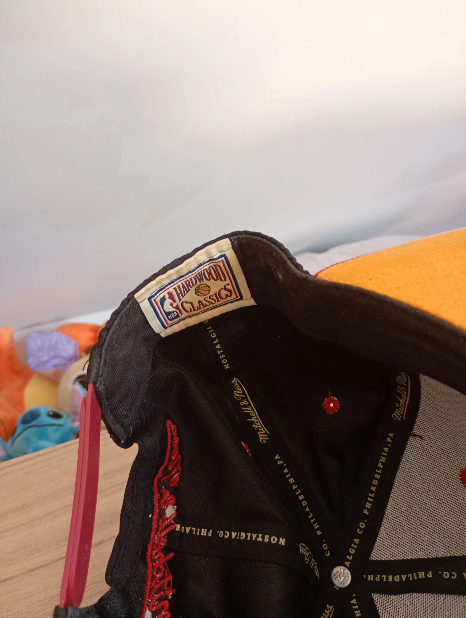 Casquette NBA vintage Miami Heat authentique réglable  – photo 4